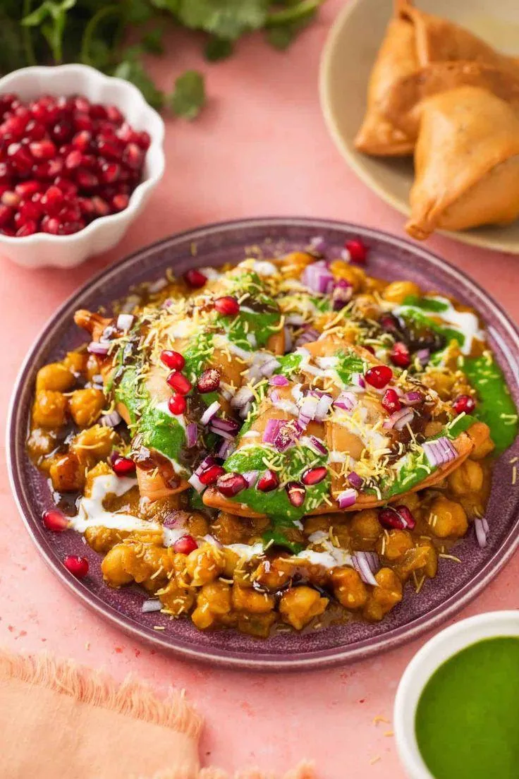 Special Samosa Chaat