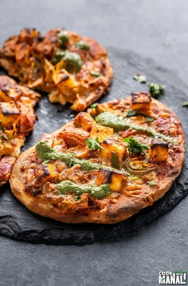 Paneer Tikka Pizza Sandwich