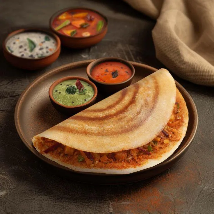 Cheese Schezwan Masala Dosa