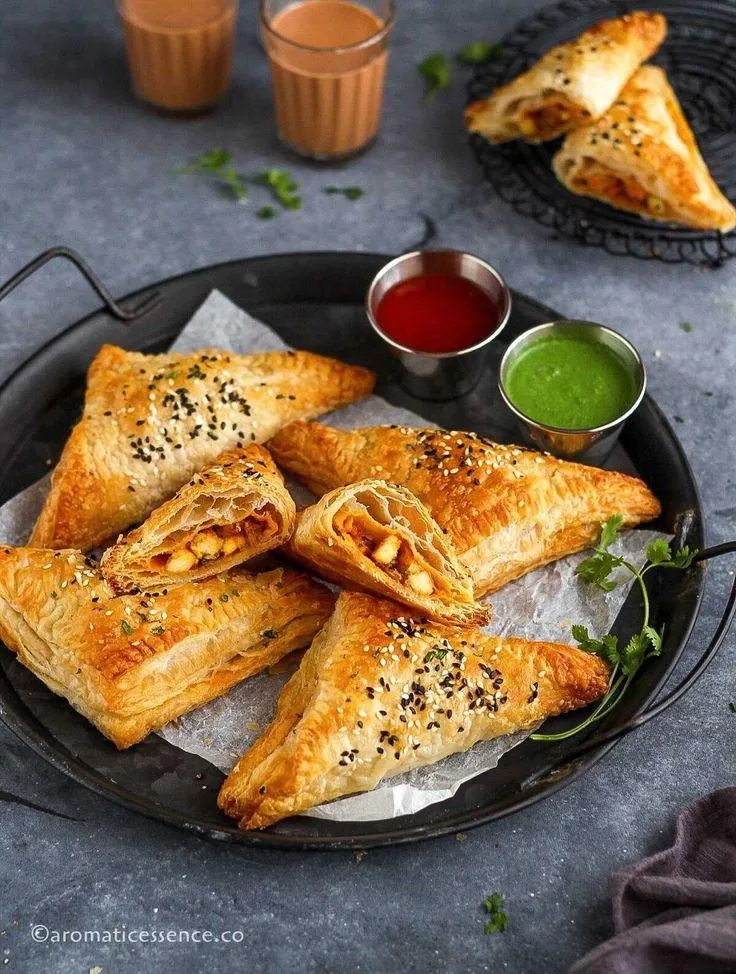 Paneer Tandoori Puff