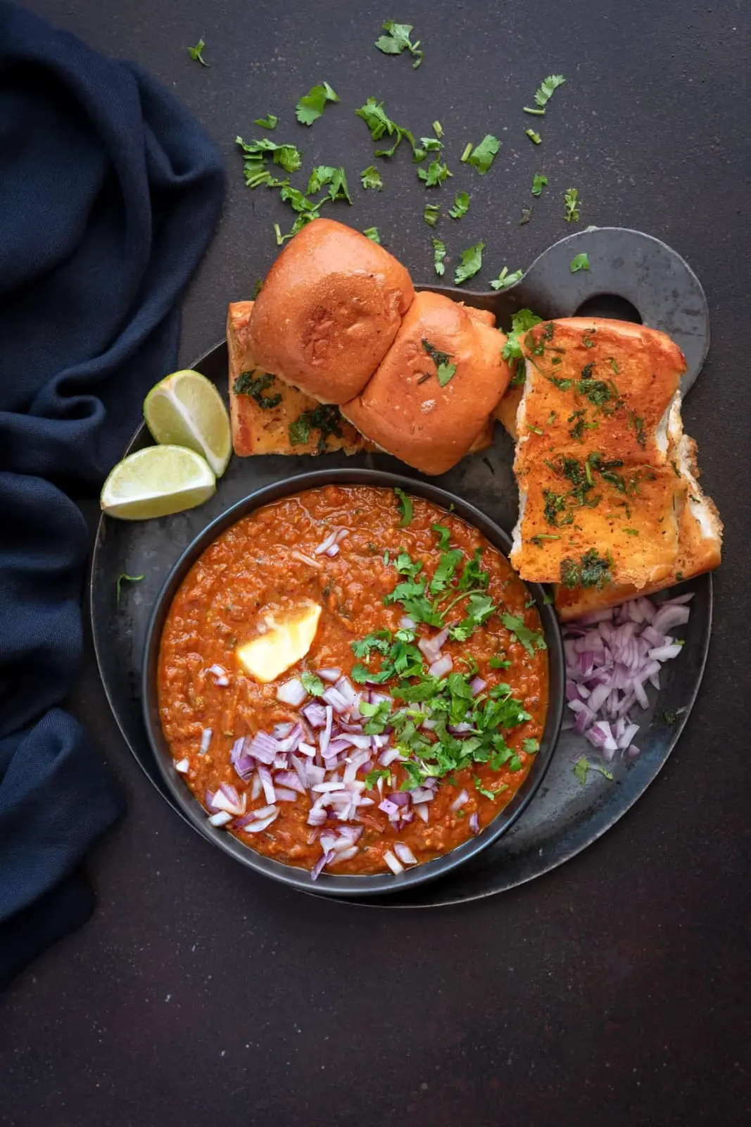 Butter Pav Bhaji