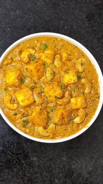 Kaju Cheese Paneer Masala