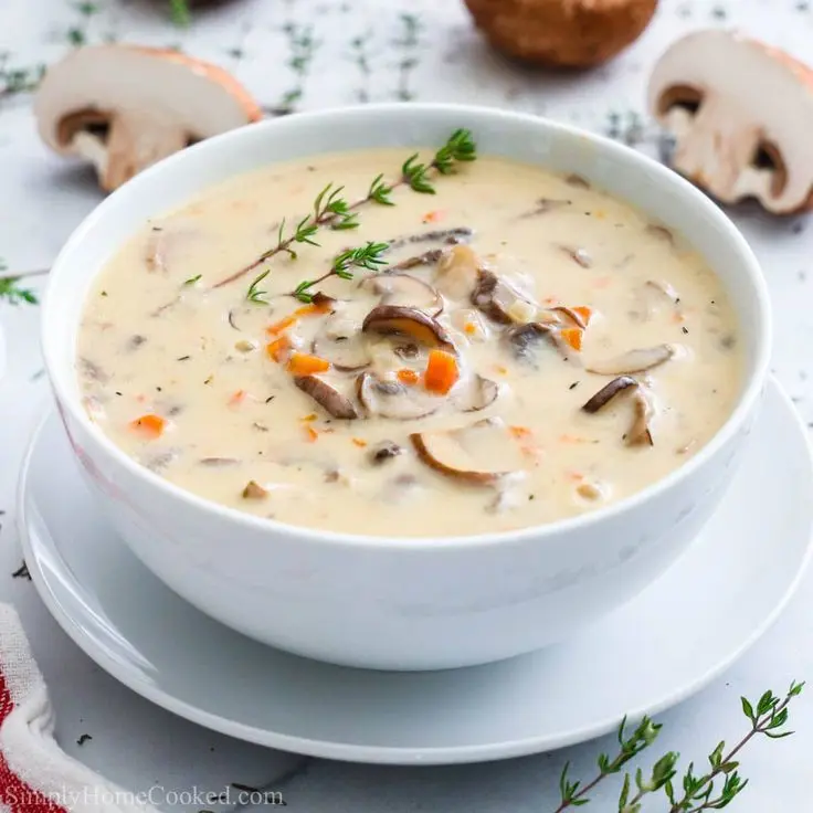 Veg Mushroom Soup