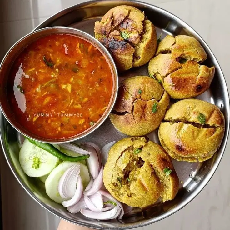 Special Dal-Bati with Ghee