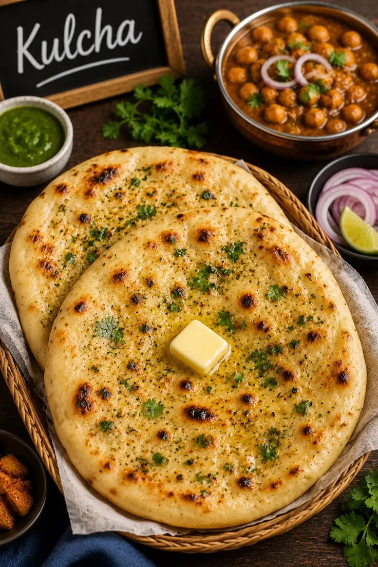 Butter Kulcha/Naan/Paratha